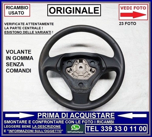 Volante sterzo gomma usato non - volante,