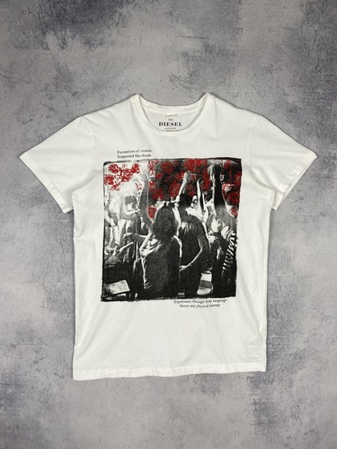 Shirt maglietta diesel rose - t-shirt,