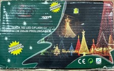 Tenda 162 Led Bandiera Italiana "GTR" con Flash Cm. 200 x H 90 USO ESTERNO