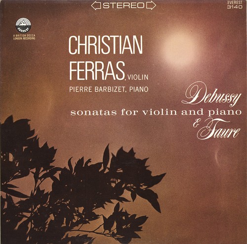 Debussy faure violin - violin, sonatas