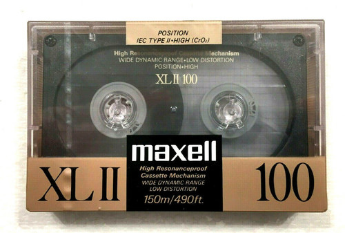 Maxell xlii 100 audiocassetta - maxell,