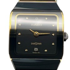 Orologio Donna RADO DiaStar 204.0268.3 Quadrante Nero Quarzo Usato Funzionant...