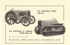 Fiat trattrice agricola - 700b, e