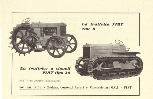 Fiat trattrice agricola - , 700b