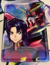 Gundam Card Game Resource Athrun Zala Promo RP-008 Inglese Bandai Card Fest quasi nuovo