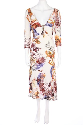 Just cavalli abito midi fiori
