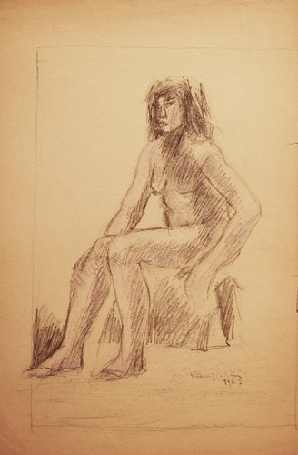 Nudo femminile angioletti - femminile,