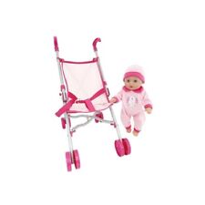 Bambola di 36 cm con passeggino