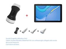 Ecografo Wireless 3in1 Convesso Lineare Cardiaco + Tablet Android + App BMV