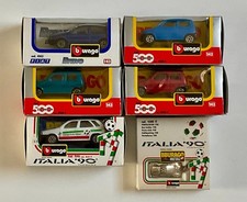 BURAGO 1/43 LOT OF 5 FIAT