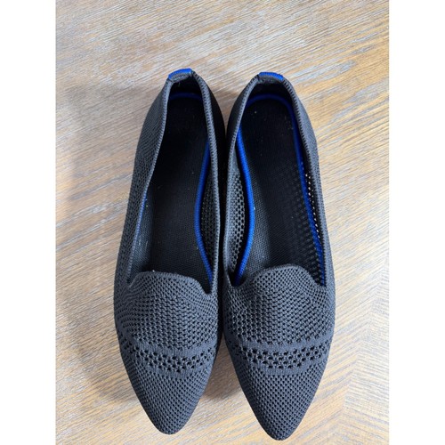 Ballerine nere maglia a - in,