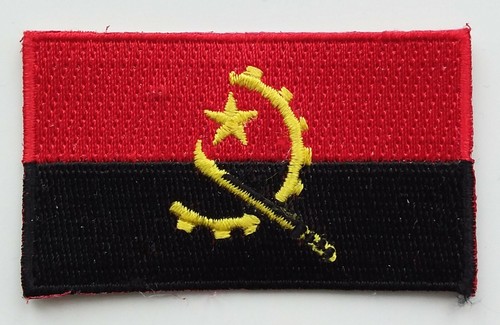 Angola flag patch embroidered - flag,
