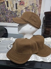 Berretto BASEBALLE UOMO CASHMERE + LANA con visiera in  ditta VERBANO SCONTO 40%