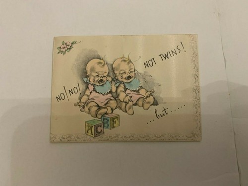 Biglietto auguri vintage - biglietto,
