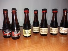 Liquori stock 5 mignon vini Francoli Gattinara tappo ceralacca 1970 + 2 doppioni