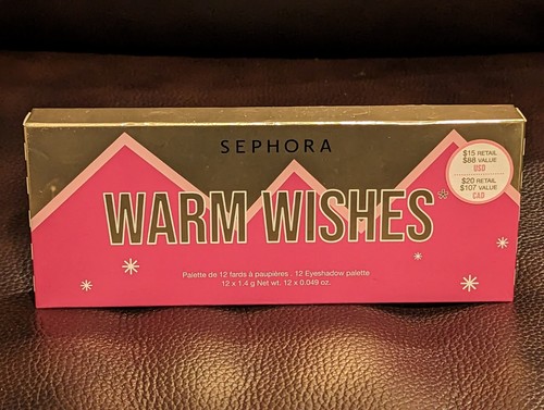Sephora warm wishes palette - warm, di