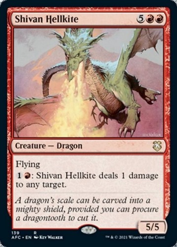 Shivan hellkite commander - shivan, ~