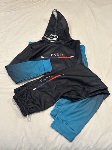 Set tuta uomo paris nero - uomo, blu