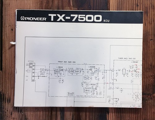 Pioneer 7500 sintonizzatore - pioneer, tx-7500
