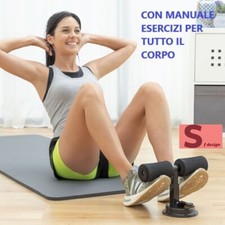 ATTREZZO ADDOMINALI FITNESS BARRA ATTREZZI PER LA PALESTRA VENTOSA A PAVIMENTO