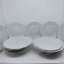 Richard Ginori 18 Piatti Decoro In Rilievo Porcellana Ariston