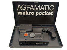 AGFAMATIC Macro Pocket 6008 fotocamera vintage set fotografia film nero in scatola