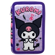 Astuccio triplo kuromi - kuromi, hello