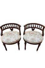 coppia poltroncine francesi in stile Luigi XVI.