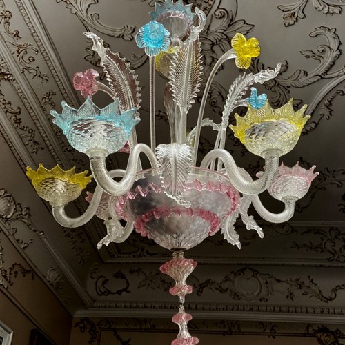 Lampadario rezzonico vetro - lampadario,