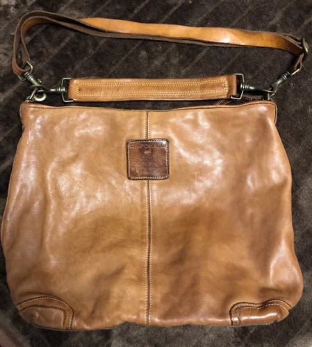 Borsa campomaggi pelle marrone - campomaggi,