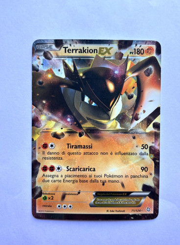 Carta pokemon terrakion - pokemon, ex