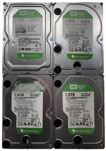 Green hdd 4x 1tb - 3,5", |