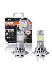 COPPIA LAMPADE LAMPADINE OSRAM H7 LED HL EASY LUCE BIANCA Cool White 6700K 12v