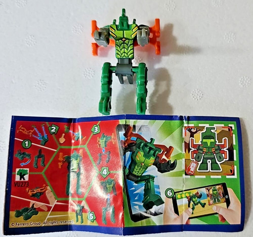 Vu273 robot verde kinder - verde,