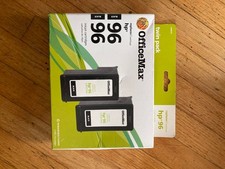 2 cartucce inchiostro nero 96 C8767WN per HP Photosmart 2610 2710 8150 8450