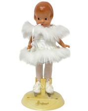 Vintage 80's Effanbee Pattinatrice Bambola 9603 Ice Pattinaggio Bambina