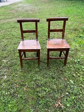 SEDIE CAMPAGNOLE IN NOCE