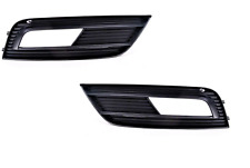 AUDI A4/S4 B8 11-15 2 GRIGLIA PARAURTI ANTERIORE SX DX CORNICE FENDINEBBIA NERO