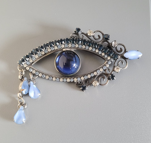 Spilla vintage malocchio - , con