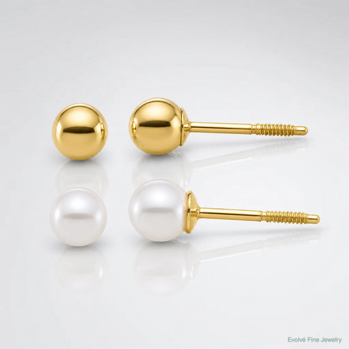 Set orecchini in - 2, oro
