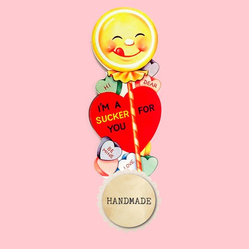 Biglietto san valentino stile - valentino,