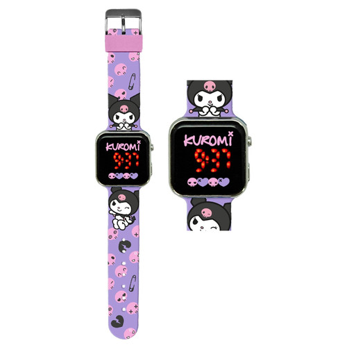 Orologio led kuromi hello - led,
