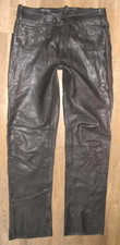 " Modeka Berlino " Uomo- Jeans IN Pelle/Biker- Pantaloni di Pelle Nero W32 " /