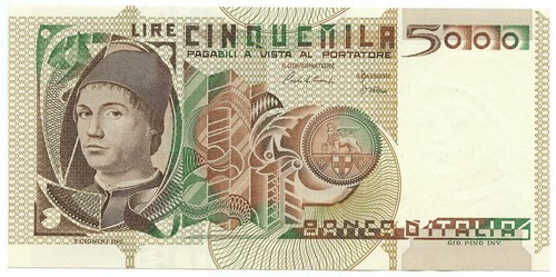 5000 lire ritratto uomo - 5000, d'uomo
