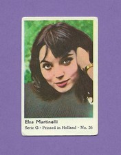 Gomma Olandese Serie G 1966 - Stampata In Olanda #26 Elsa Martinelli