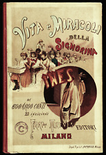 1889-EDOARDO CONTI-VITA E MIRACOLI DI INES-LIBRI ILLUSTRATI X COLLEZIONISTI