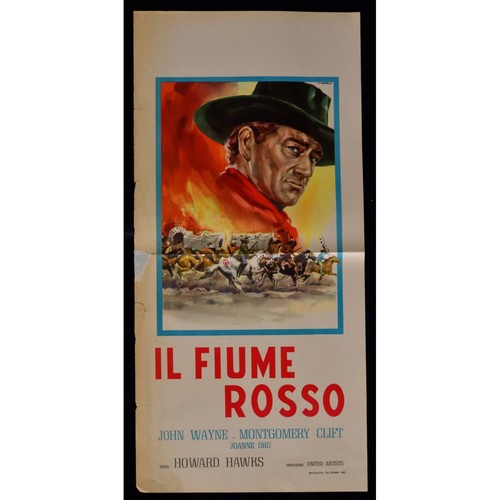 Locandina fiume rosso john - rosso,