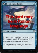 MTG BOOMERANG BASICS EXC -