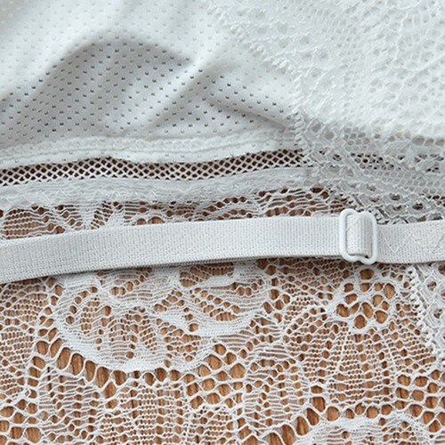 Lace trimmed sleeveless - lace,