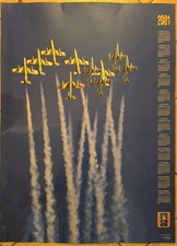 Meraviglioso poster-calendario 2001 originale delle Frecce Tricolori_90 x 66